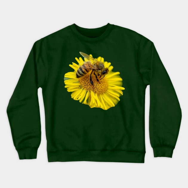 Bee Happy Crewneck Sweatshirt by dalyndigaital2@gmail.com